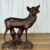 Terracotta sculpture of a young stag, Salvetti, 20th century