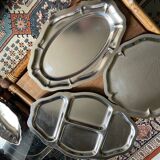 Set of stainless steel dishes