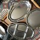 Ensemble de plats inox