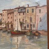 Oil on canvas signed LA.Housset:
