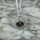 Saint louis crystal glassware set, chantilly model (26 pieces), 20th century