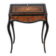 Blackened pearwood and amboyna sloping desk, Napoleon III period, mid-19th century