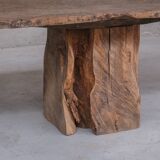 Antique Single Plank Primitive Console/Desk/Dining Table