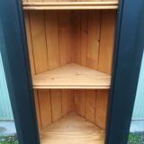 Black patina corner library