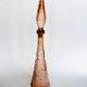 Old pink Empoli glass decanter 1960