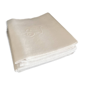 6 serviettes de table en damassé, monogramme