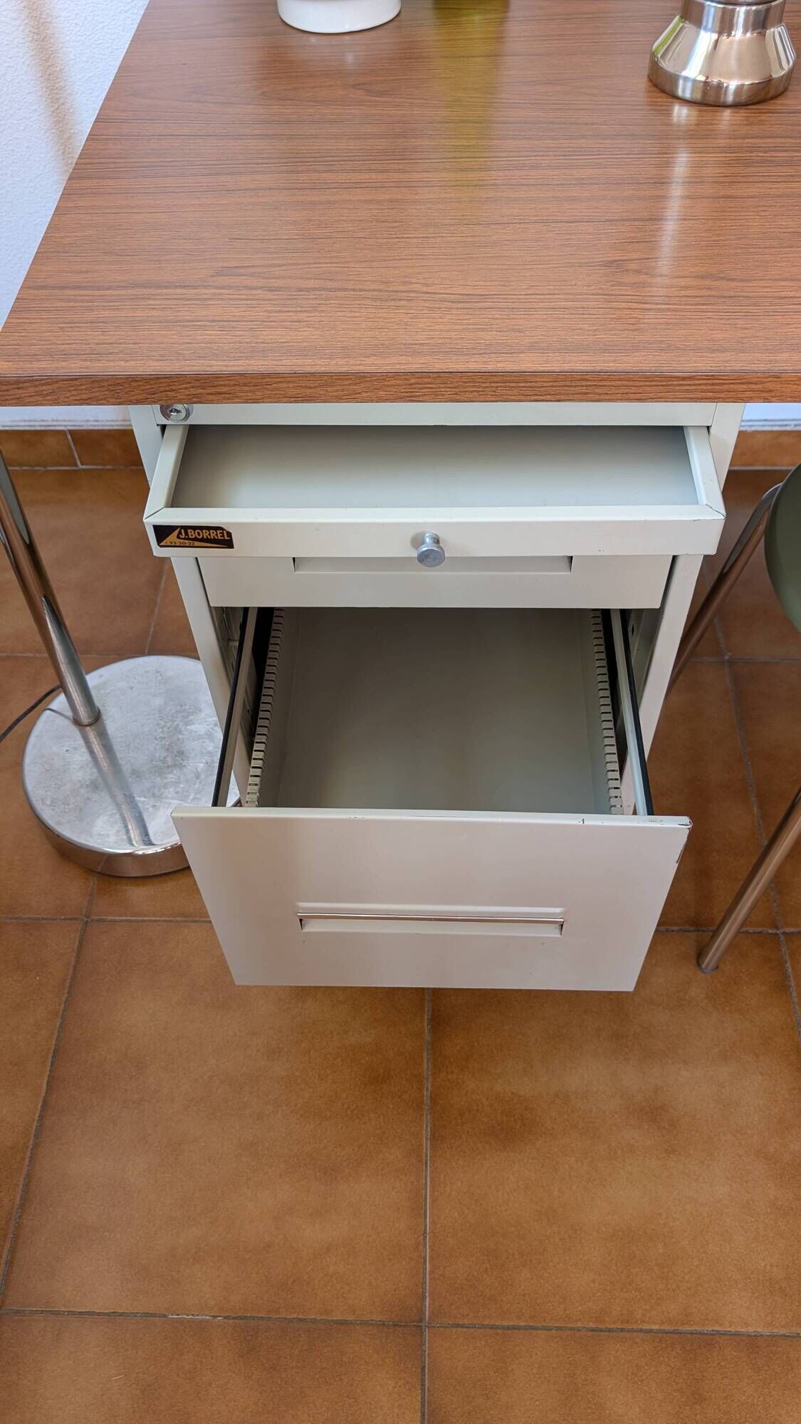Industrial desk sansen from the 1970s.