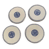 4 Rouen 1932 model bottle coasters in earthenware