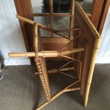 Table basse en rotin