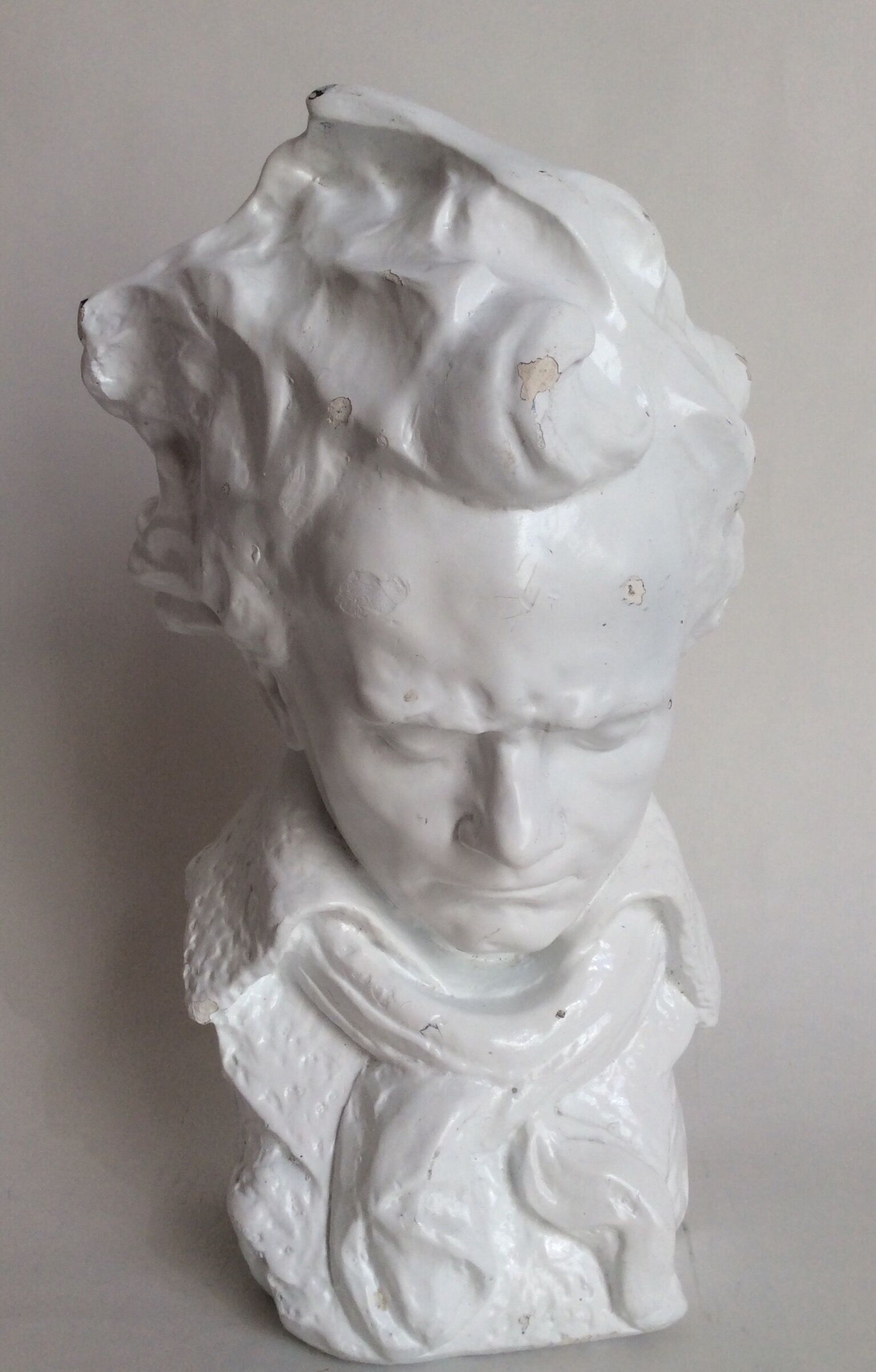 Beethoven bust in plaster