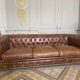 Chersterfield 3 seater leather sofa
