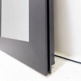 Infinite mirror with black metal frame - Italy