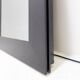 Infinite mirror with black metal frame - Italy