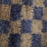 Vintage Turkish Oushak Rug Handwoven 136x179 cm