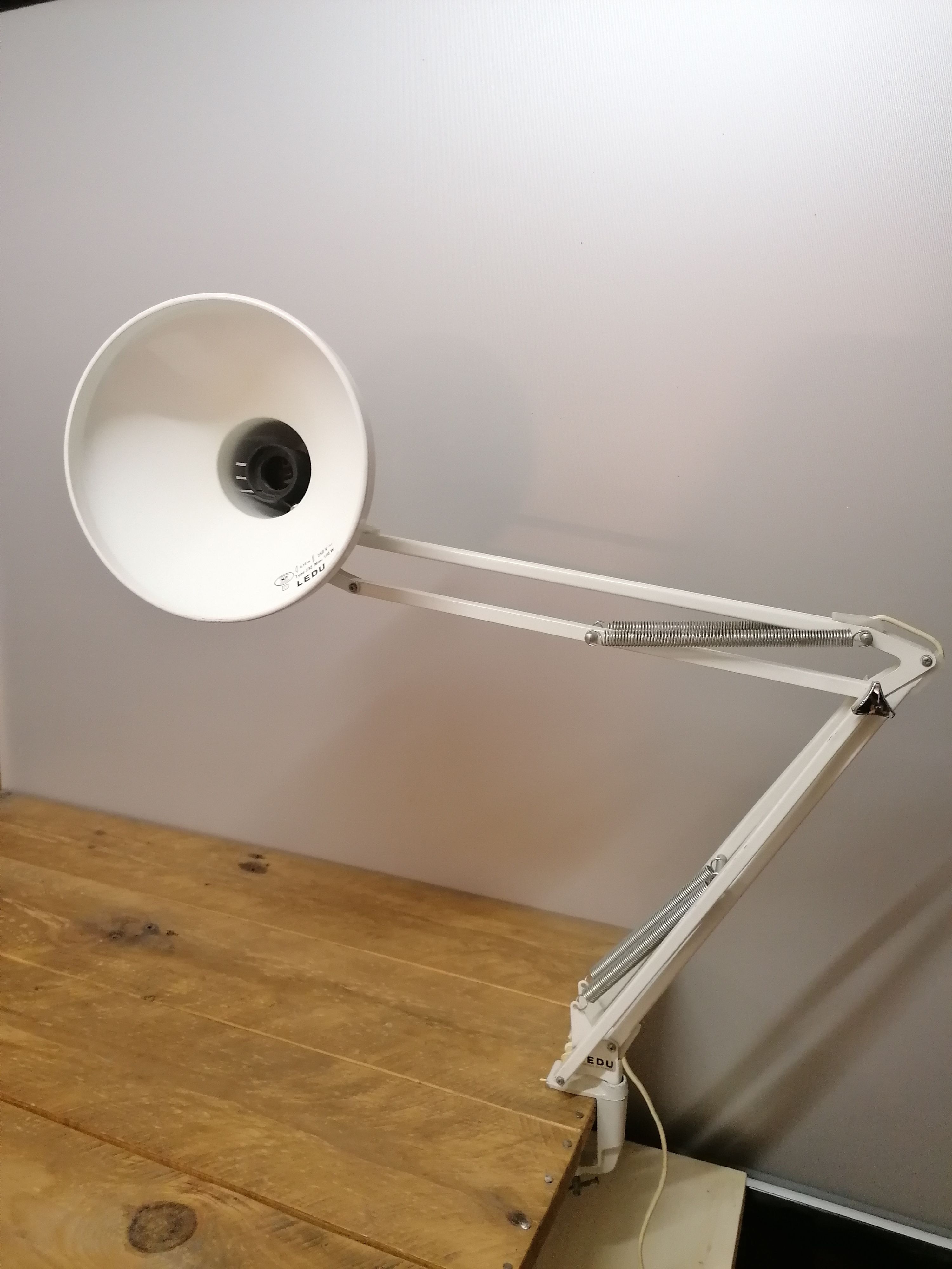 Vintage desk lamp - articulated, swivel - Ledu model 232 - Made in France - 1970
