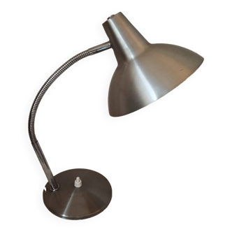 Vintage brushed aluminum wall lamp