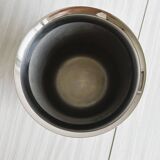 Seau à champagne vintage en métal brillant