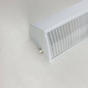 Holophane prismatic white enameled glass wall light LAMP-7317