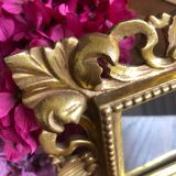 Gilded baroque mirror