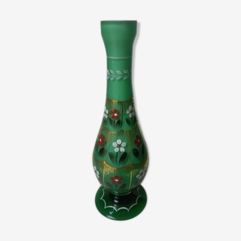 Vase en opaline vert