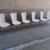 Set of 6 60s chairs