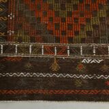 Geometric Pattern Vintage Kilim Rug, 207x301Cm