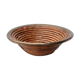 Rattan and brass fruit basket, 60s
