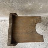 Rustic wooden bench