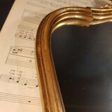 Golden shell mirror
