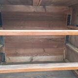 Old Louis XVI style chest of drawers in marquetry