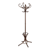 Curved antique wooden parrot