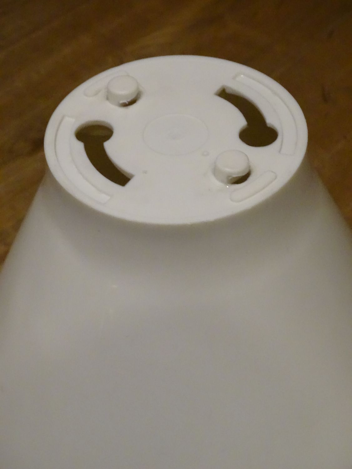 Pola model No. 588 white plastic vintage stool