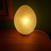 Glass egg lamp