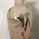 Vase type amphora in blown glass and artistic inclusion 20.5 cm