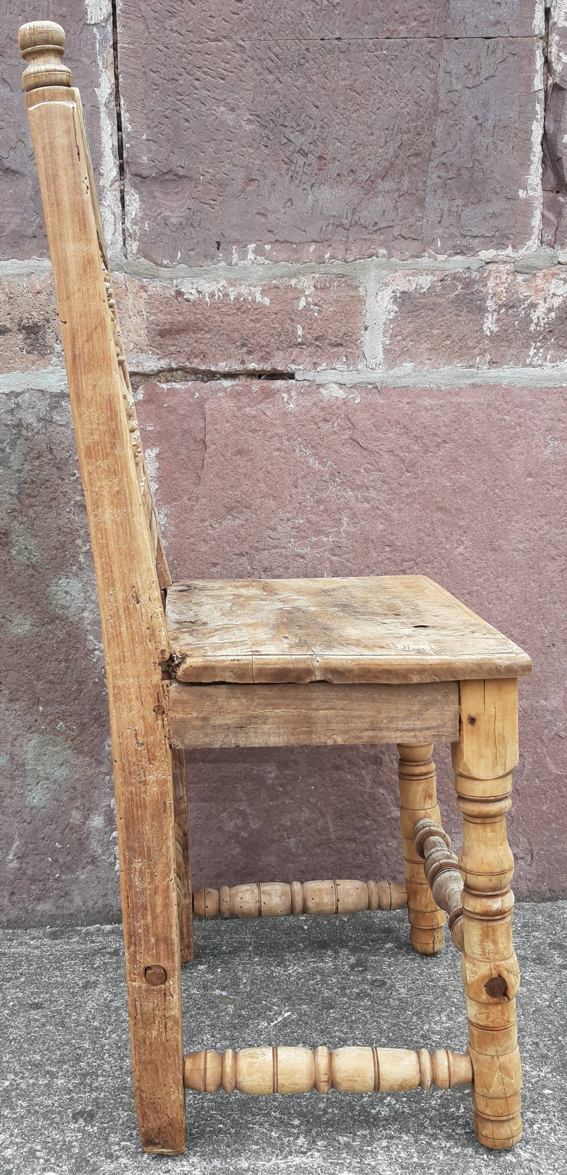Antique wooden chair.