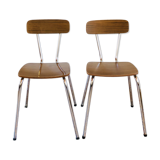 Pair of chairs in formica