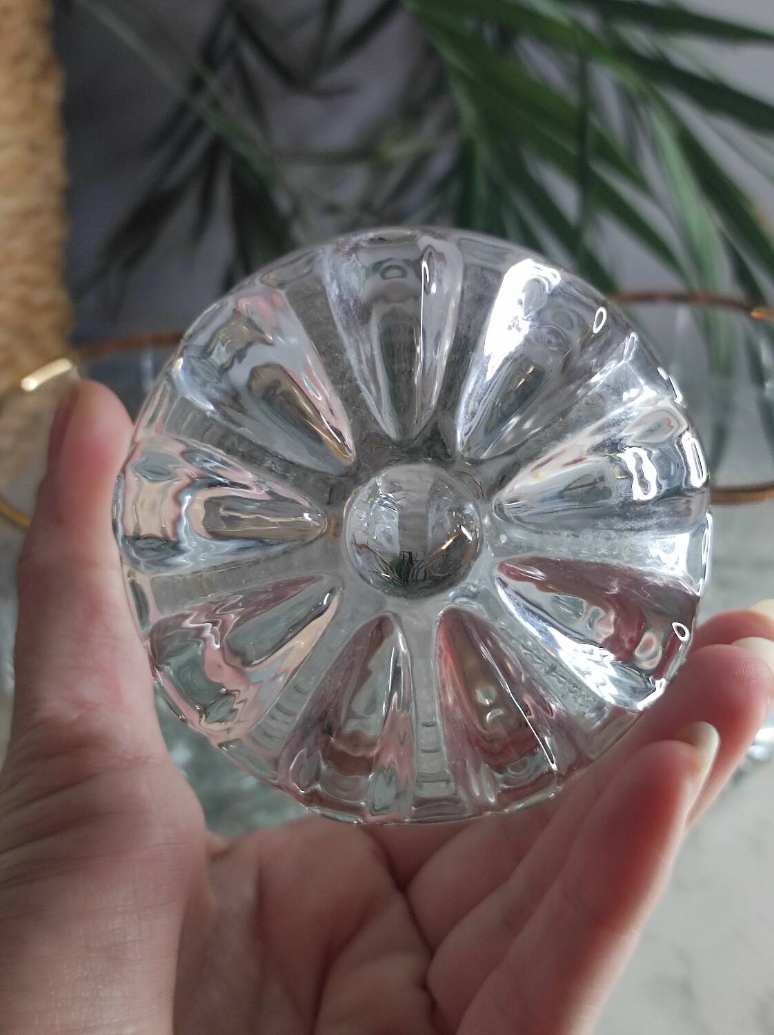 Crystal whiskey glasses