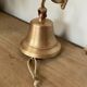 Vintage Solid Brass Wall Bell