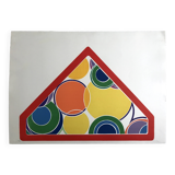 John Harrison LEVEE, Pyramid, 1970. Original screenprint signed in pencil