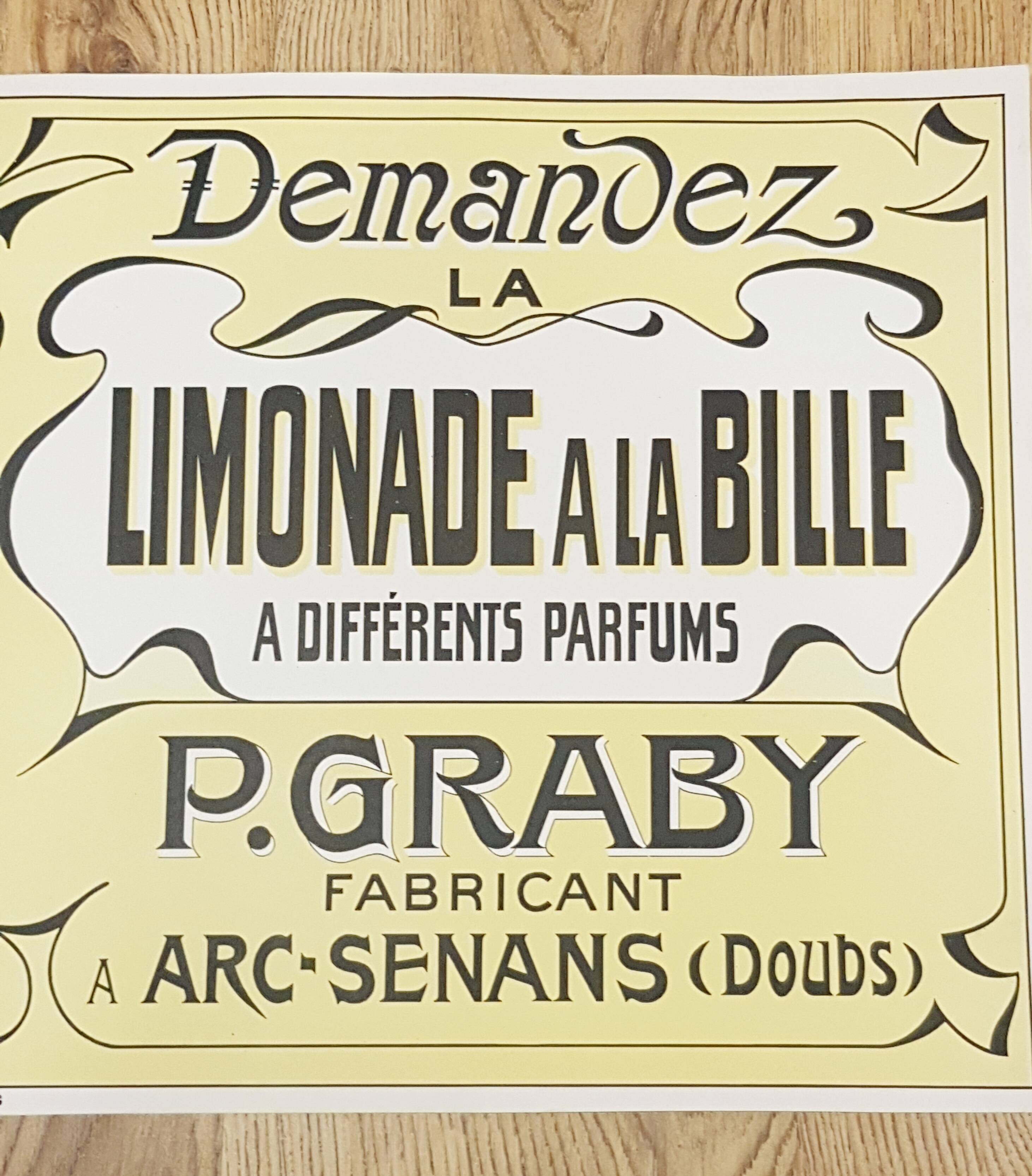 Vintage leminade advertising poster