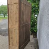Natural wood wardrobe