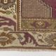 Vintage Burgundy Cream Runner Rug, 78x332Cm