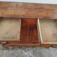 Old Parisian buffet in rustic oak 2 drawers 2 doors vintage country storage unit