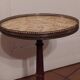 Empire style pedestal table with marble top