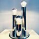 Model V3300/03 Tubular Chromed Table Lamp By Hustadt Leuchten, Germany 1970S
