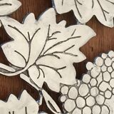 Silver metal table mat