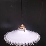 Opaline glass pendant light