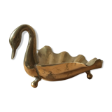 Empty Pocket Swan brass on foot