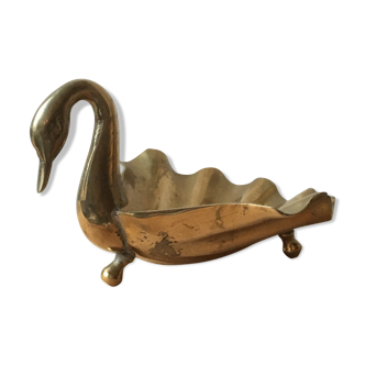Empty Pocket Swan brass on foot