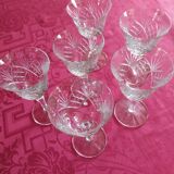 Wine glasses from the Bayel crystal factory